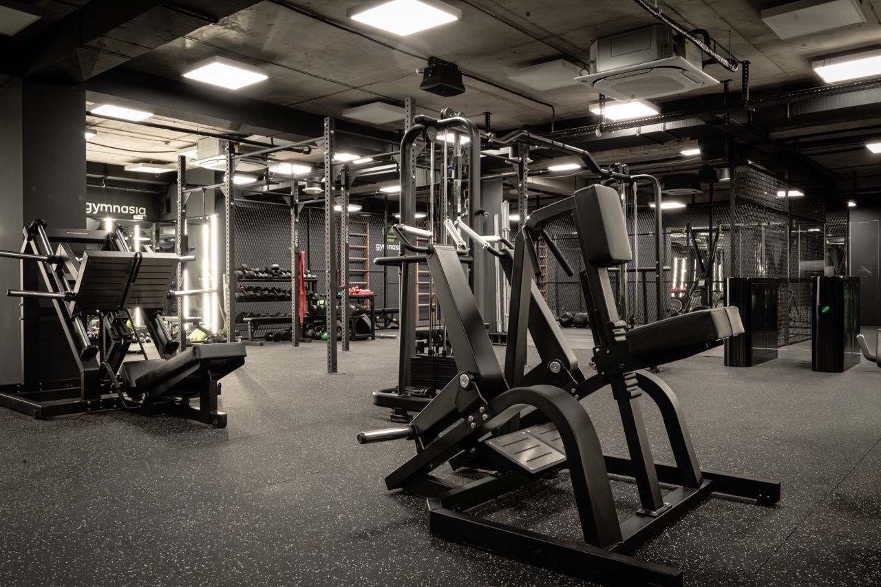 Strength and conditioning gym space for camp athletes